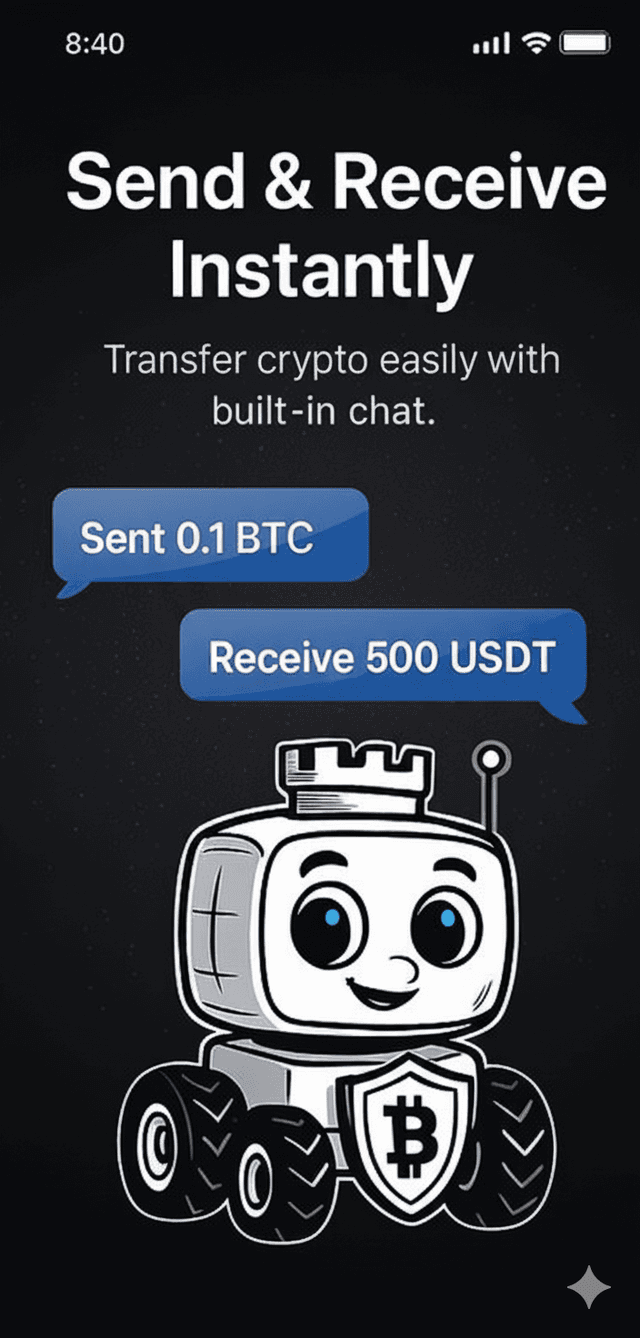 Knophex chat and payment interface
